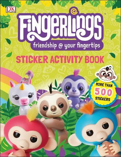 Fingerlings Sticker Activity Book - Friendship at your Fingertips