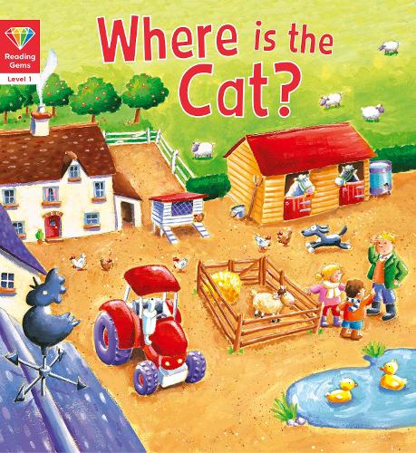 Reading Gems Level 1 - Where is the Cat? (Book Band 1 Pink)