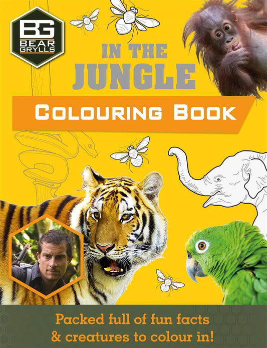 Bear Grylls In the Jungle Colouring Book