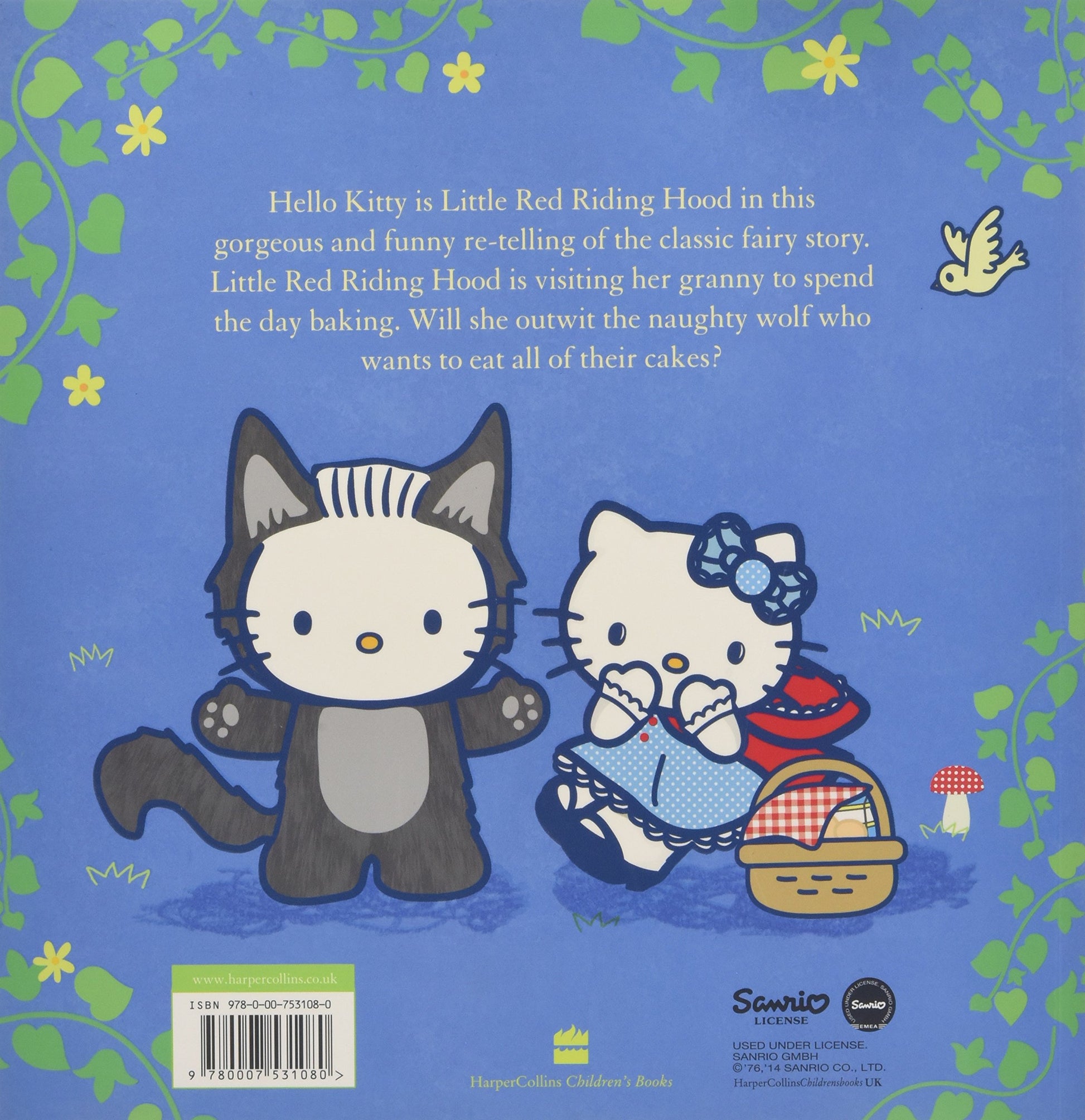 Hello Kitty is Little Red Riding Hood - A Hello Kitty Fairy Tale Kawai –  Gobbledy Books