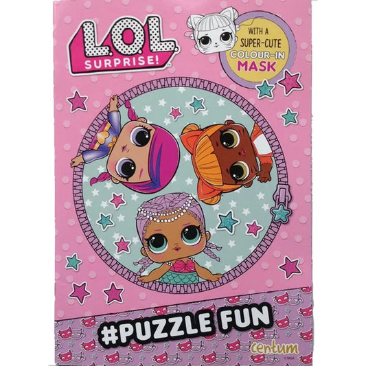 L.O.L. Surprise! #Puzzle Fun (with a Super-Cute colour-in mask)