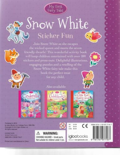 Snow White Sticker Fun - My First Fairy Tales with over 100 Stickers
