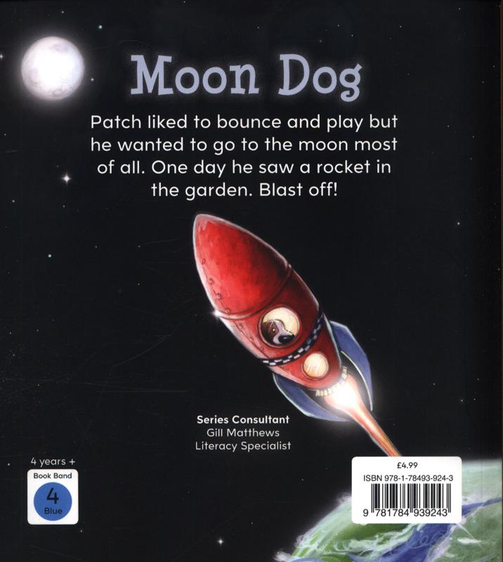 Reading Gems Level 2 - Moon Dog (Book Band 4 Blue)