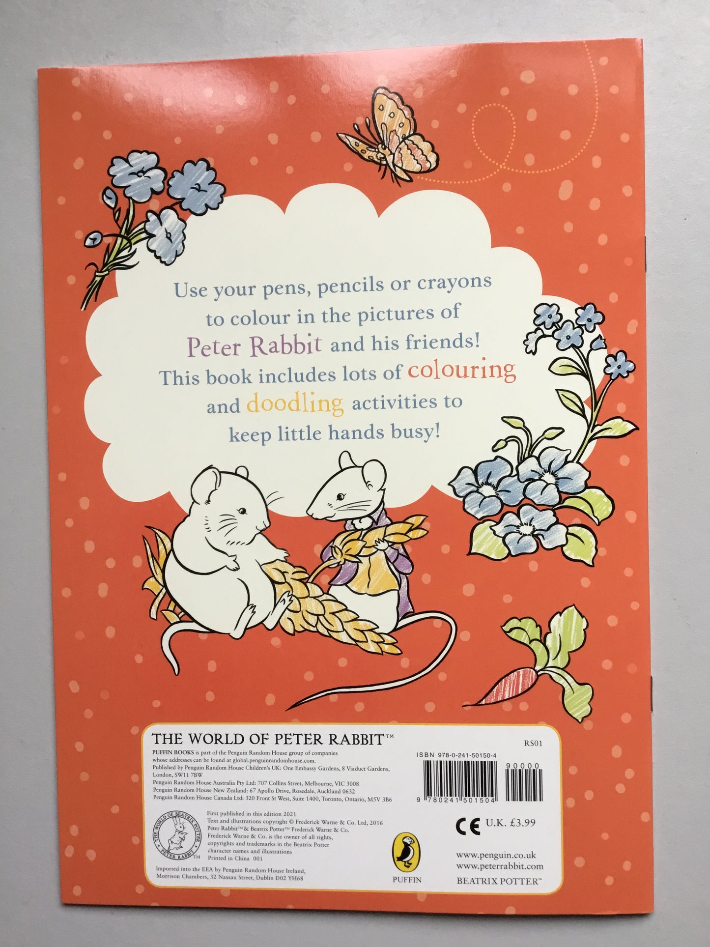 Peter Rabbit Favourite Best Friends Colour and Doodle Book