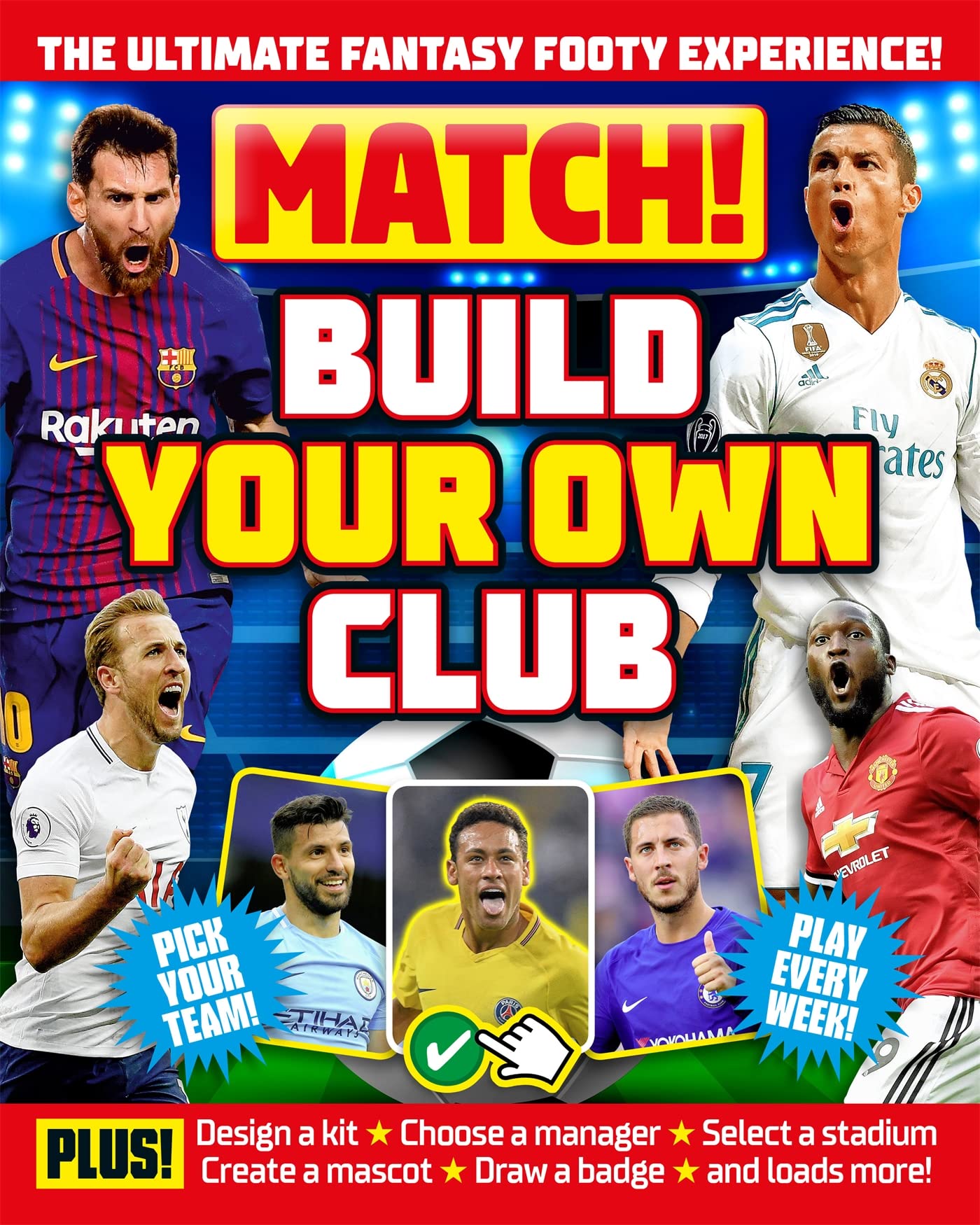 Match! Build Your Own Club! The Ultimate Fantasy Footy Experience! Football Book
