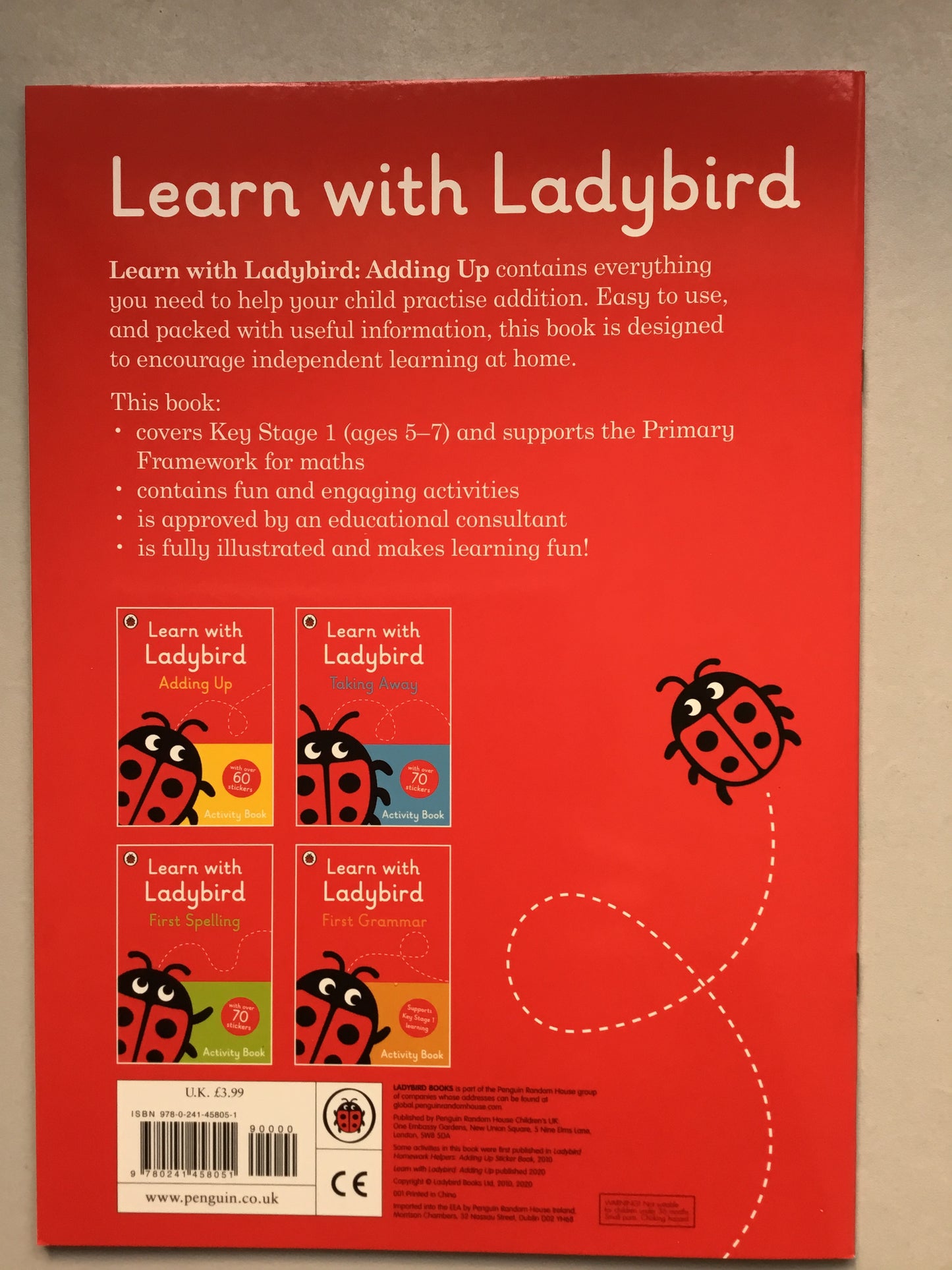 Learn with Ladybird - Adding Up Activity Book