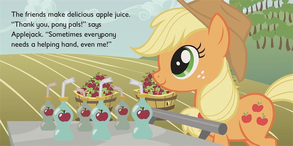 Applejack’s Busy Day Board Book - My Little Pony