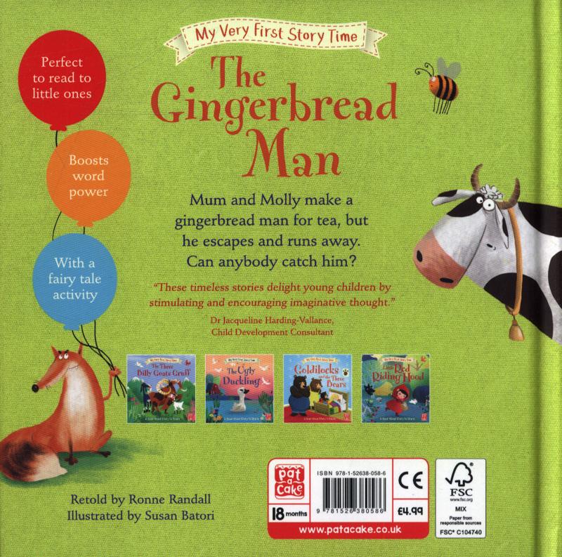 The Gingerbread Man - My Very First Storytime (A Read Aloud Story to Share) Board Book