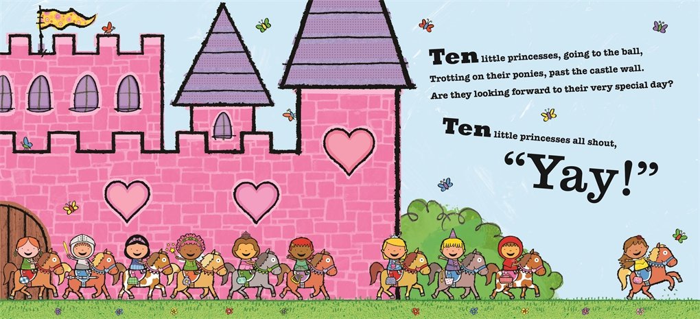 Ten Little Princesses by Mike Brownlow and Simon Rickerty
