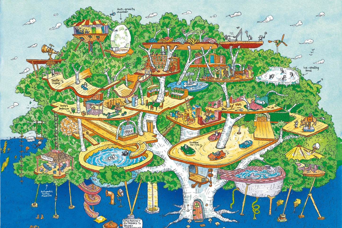 The 26 Storey Treehouse by Andy Griffiths and Terry Denton