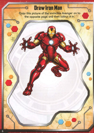 Marvel Avengers Spot the Difference - Puzzles Colouring Stickers