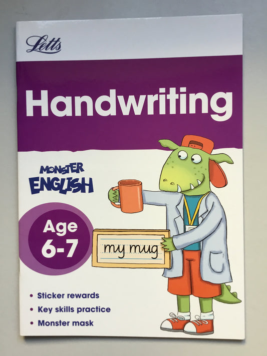 Letts Monster English - Handwriting Age 6-7