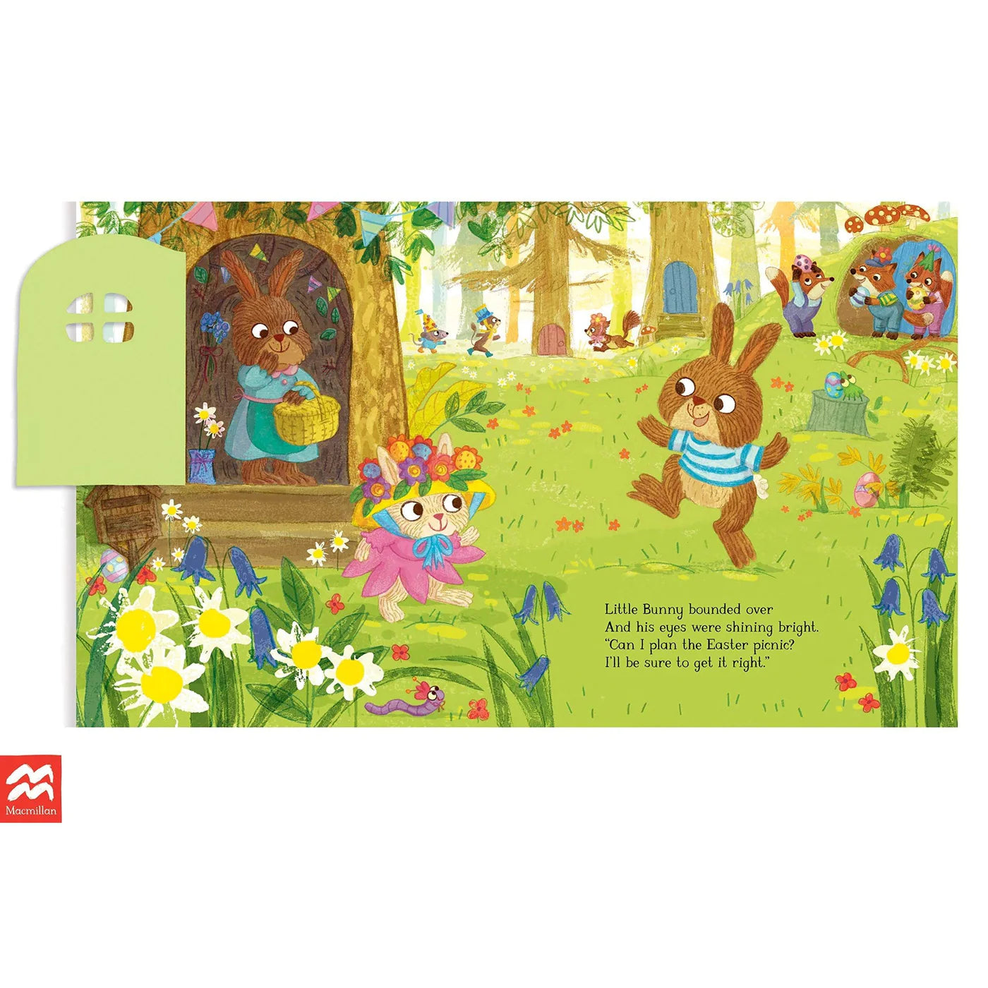 Little Bunny's Easter Surprise with fabulous flaps to lift by Lily Murray and Julia Woolf