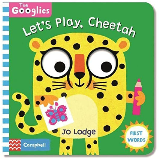 The Googlies - Let's Play, Cheetah (Board Book) by Jo Lodge