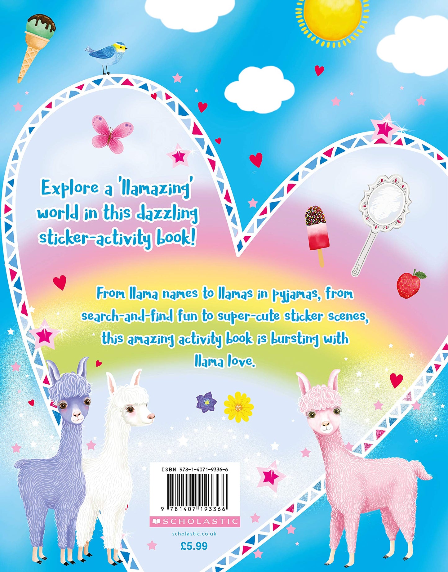 I Love Llamas Sticker Activity Book with over 340 stickers! (Shiny Cover)