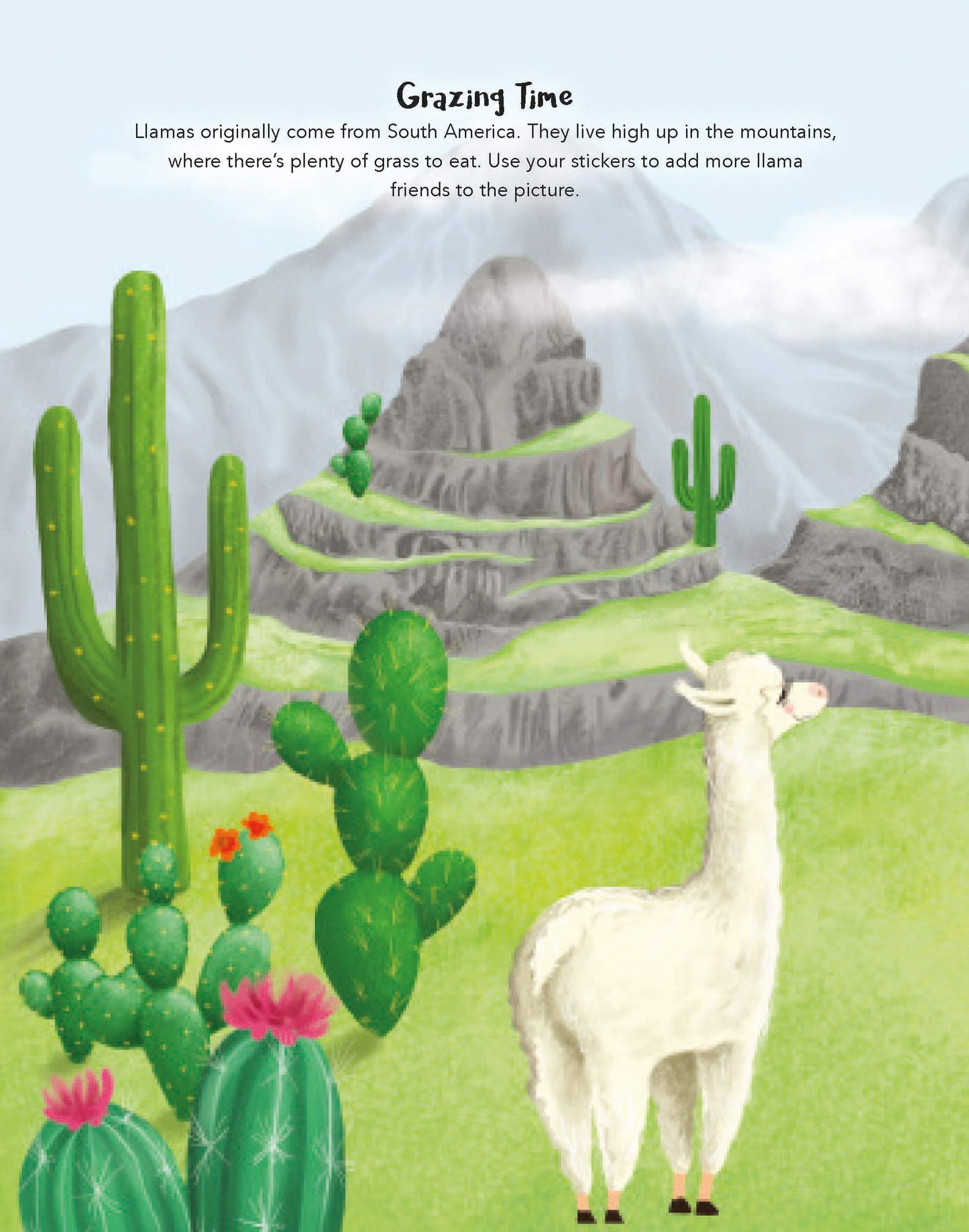 I Love Llamas Sticker Activity Book with over 340 stickers! (Shiny Cover)