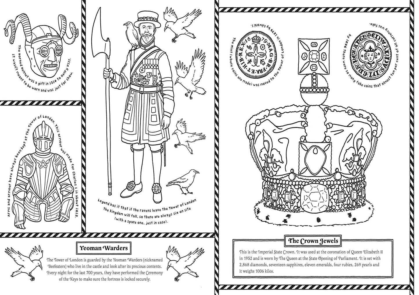 Kings, Queens & Palaces Colouring Book (Historic Royal Palaces)