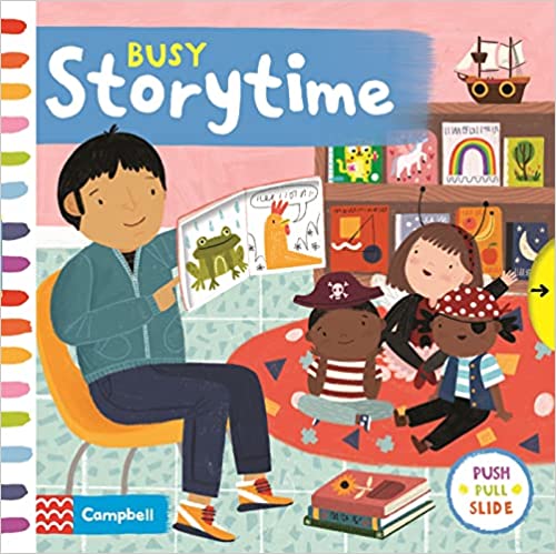 Busy Storytime PUSH PULL SLIDE Campbell Board Book