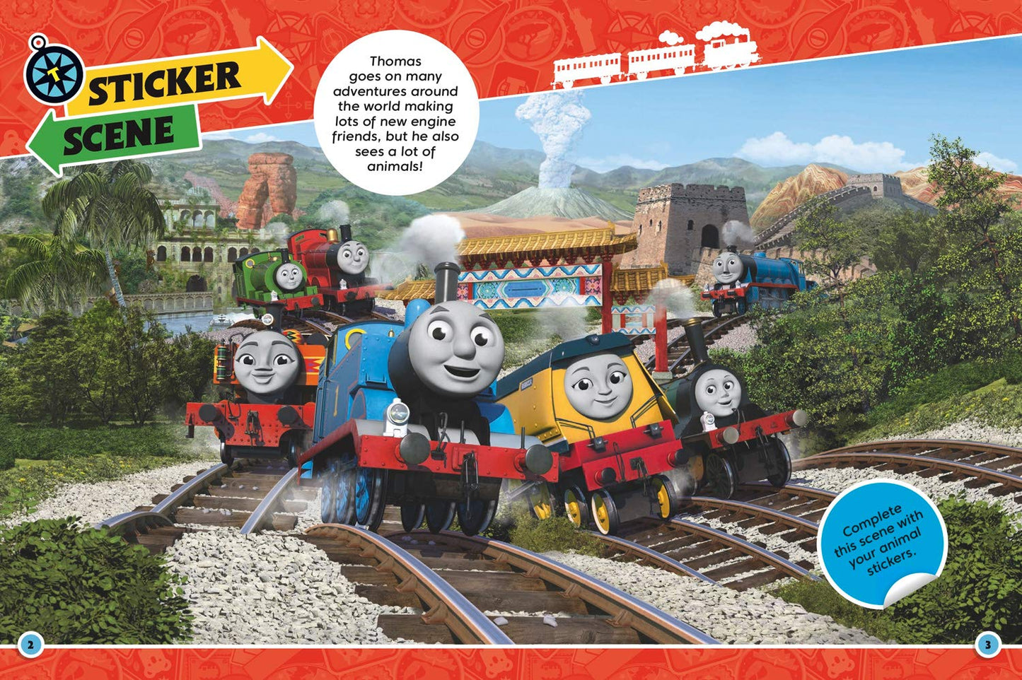 Thomas & Friends Amazing Animals Activity Book with 100 Stickers