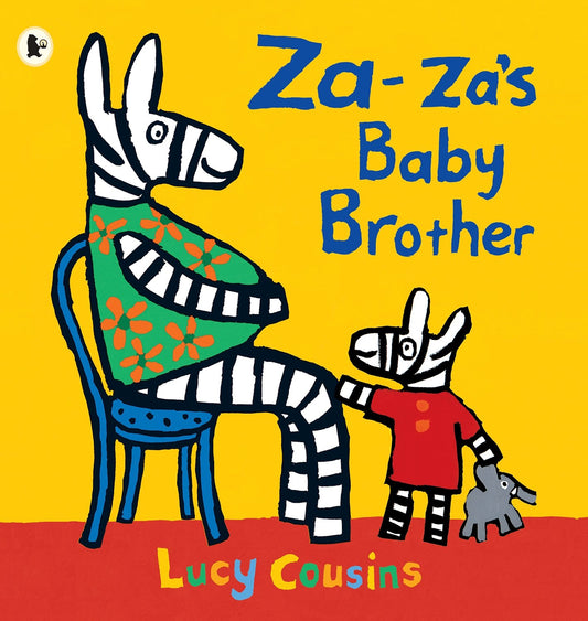 Za-za's Baby Brother by Lucy Cousins (Story Book & DVD)