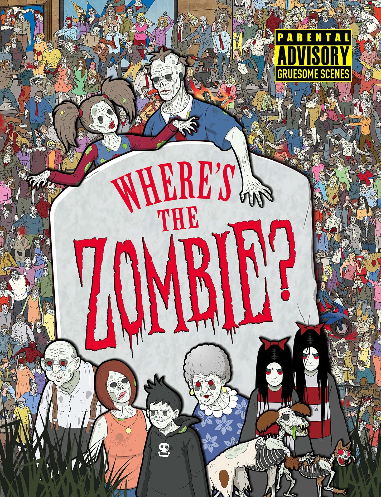 Where's the Zombie? Search and Find Book